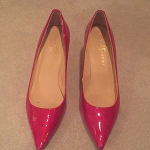 Ivanka Trump Red Patent 2” pump